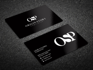 Design de Carte de Visite par snowymasterdesigns pour Origin Story Publicity, LLC | Design #12609500