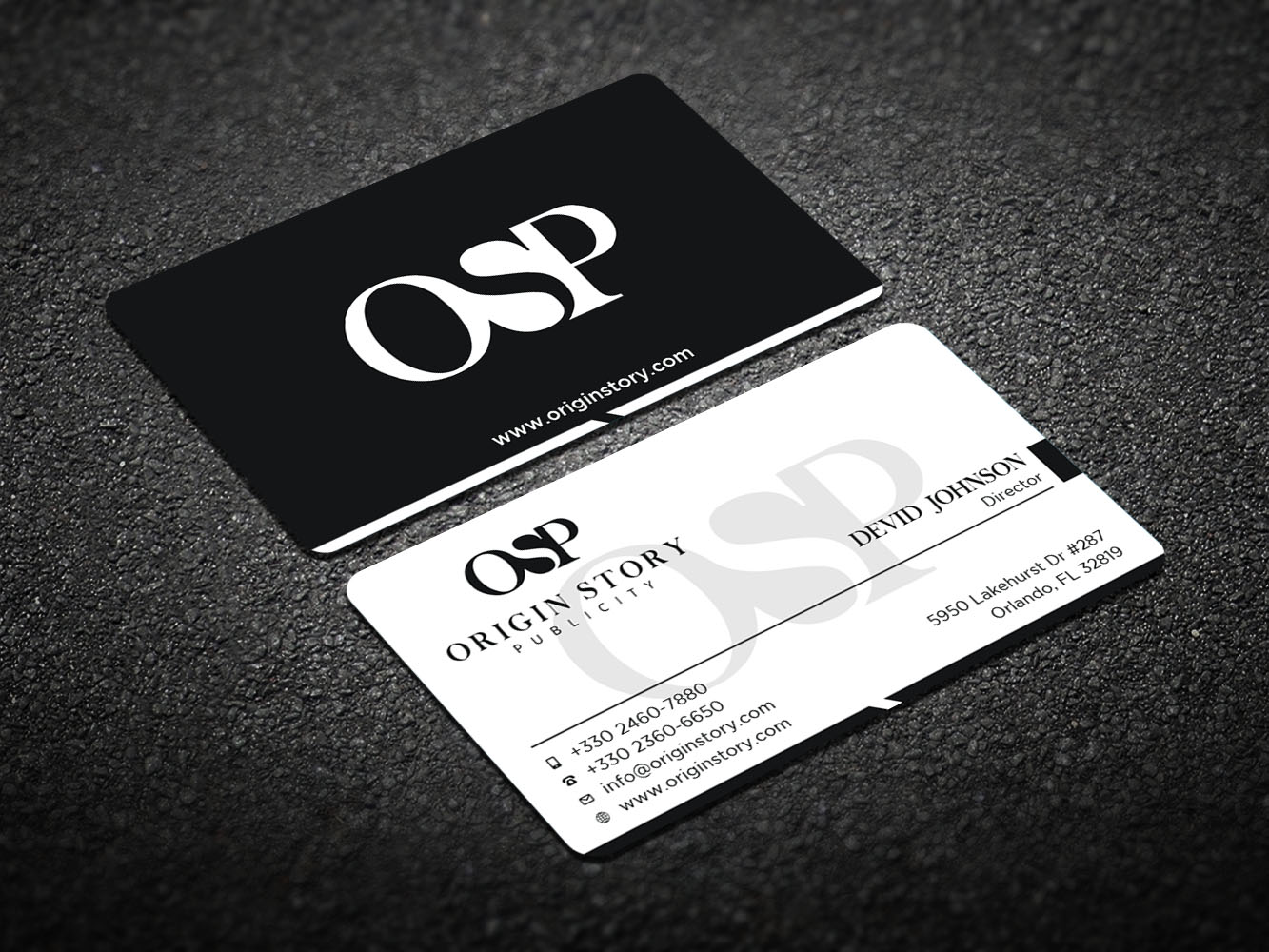 Business Card Design by Verified artistry (Design garden) for Origin Story Publicity, LLC | Design #12596970