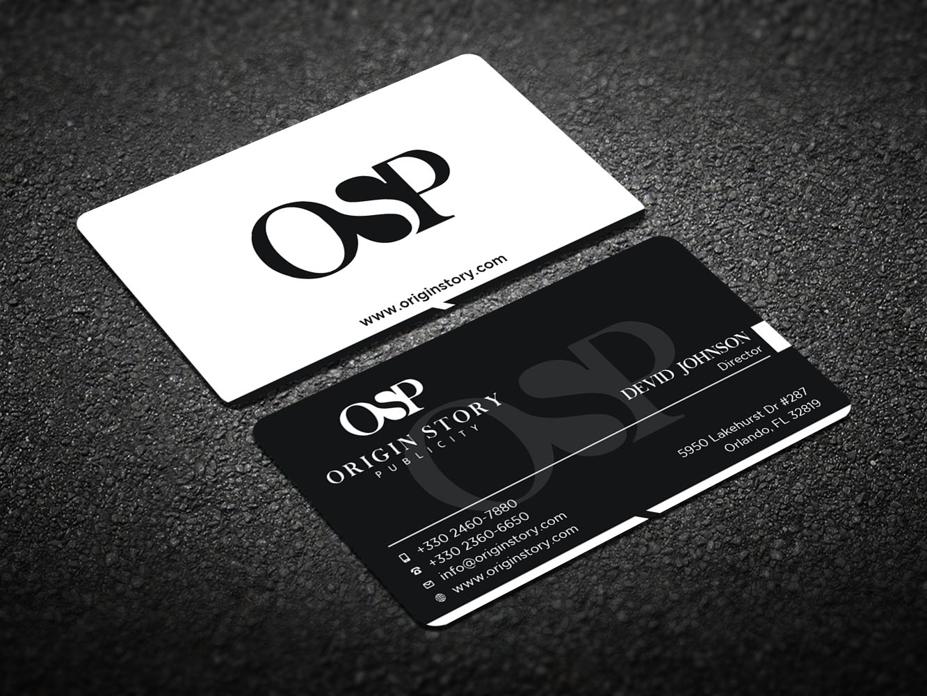 Business Card Design by Verified artistry (Design garden) for Origin Story Publicity, LLC | Design #12596976
