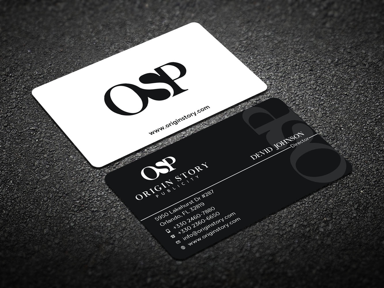 Business Card Design by Verified artistry (Design garden) for Origin Story Publicity, LLC | Design #12596980