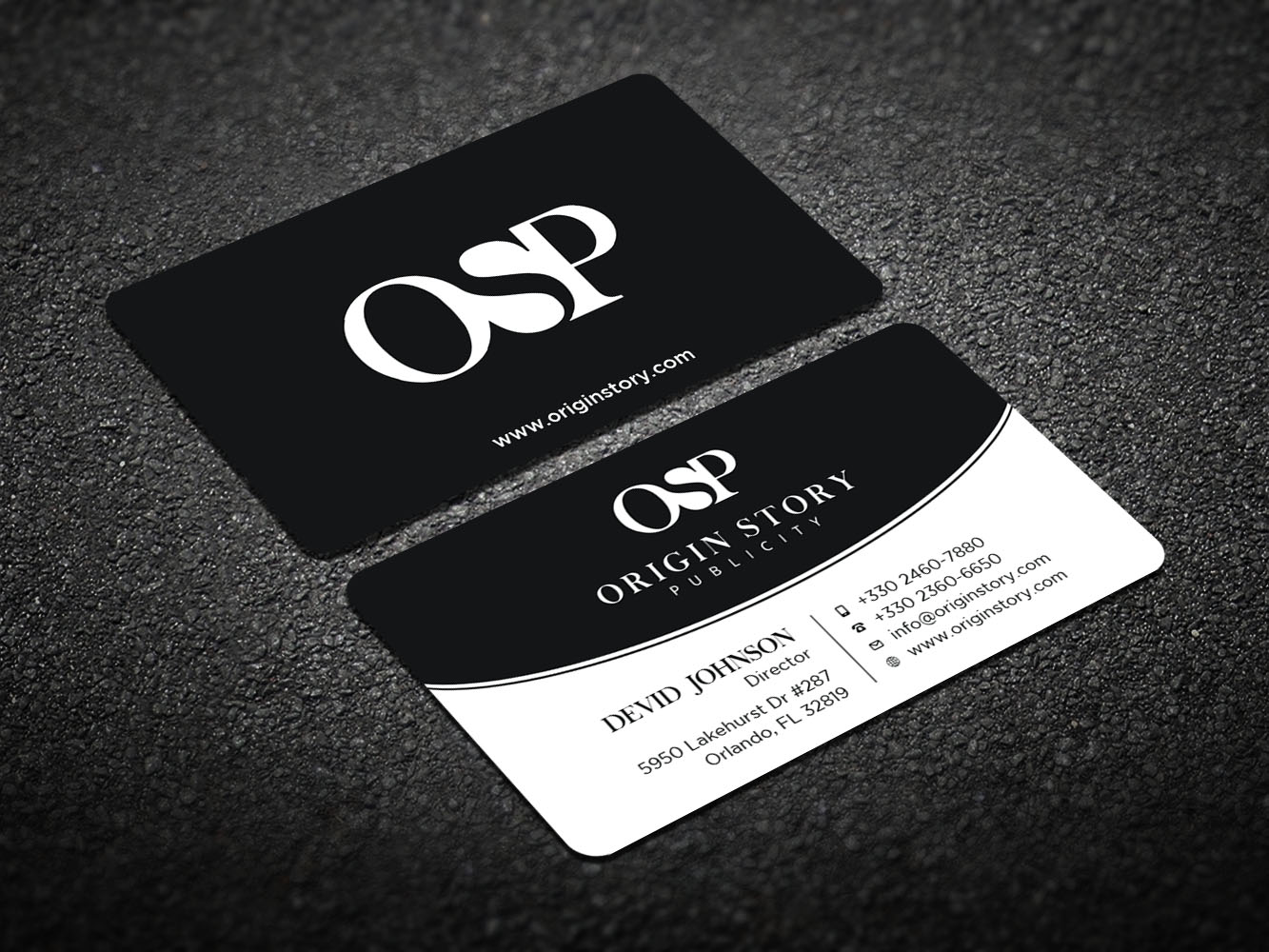 Business Card Design by Verified artistry (Design garden) for Origin Story Publicity, LLC | Design #12596982