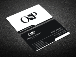 Diseño de Tarjeta de Presentación por Verified artistry (Design garden) para Origin Story Publicity, LLC | Diseño: #12596985