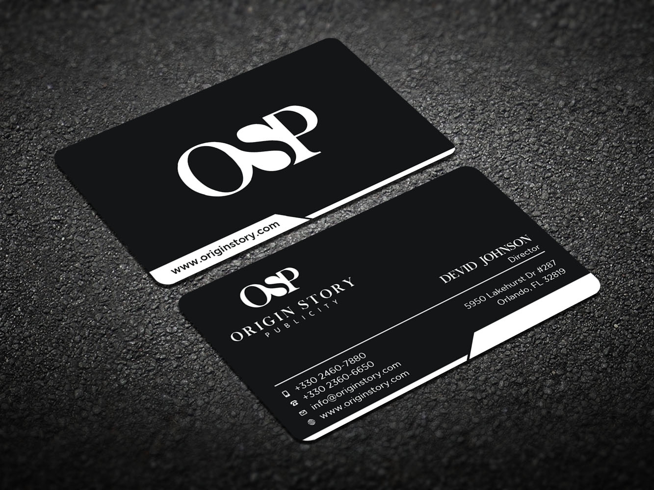Business Card Design by Verified artistry (Design garden) for Origin Story Publicity, LLC | Design #12596995