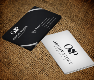 Design de Carte de Visite par EWS Webs pour Origin Story Publicity, LLC | Design #12603004