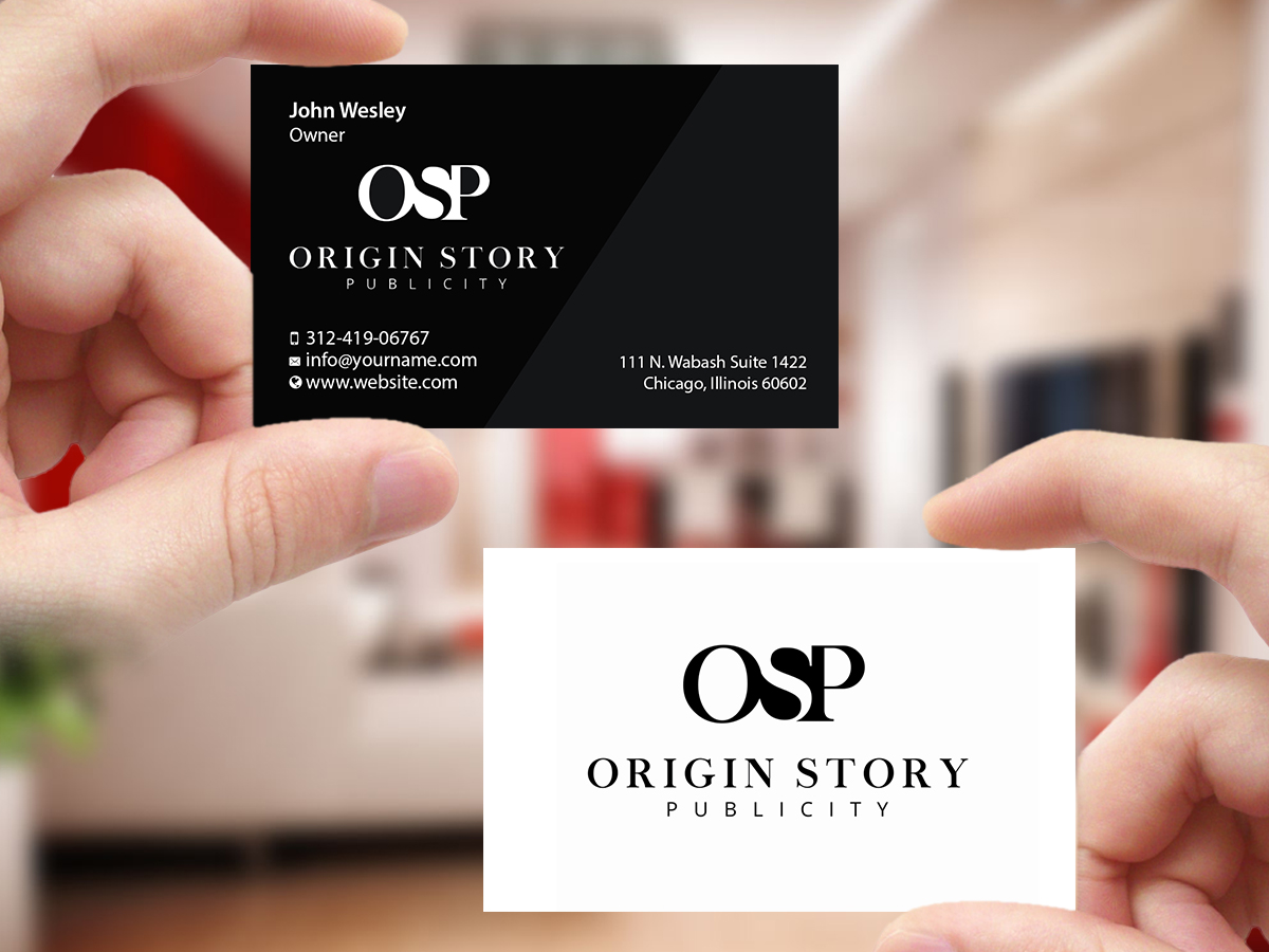 Diseño de Tarjeta de Presentación por Creations Box 2015 para Origin Story Publicity, LLC | Diseño #12593899