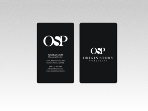 Business Card Design by Creations Box 2015 for Origin Story Publicity, LLC | Design: #12593918