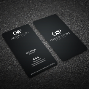 Business Card Design by Right_D for Origin Story Publicity, LLC | Design: #12626398