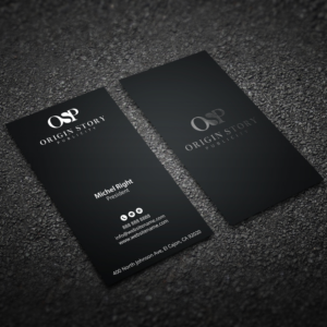 Business Card Design by Right_D for Origin Story Publicity, LLC | Design: #12626450