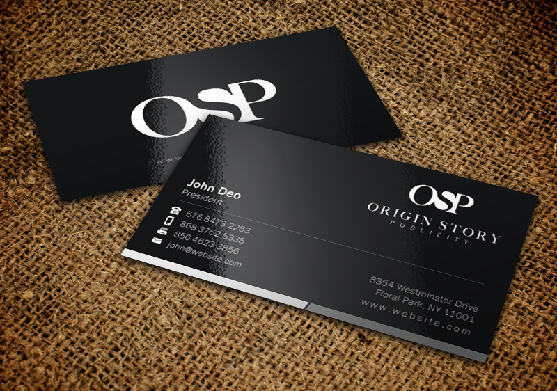 Business Card Design by Brand aid for Origin Story Publicity, LLC | Design #12600326