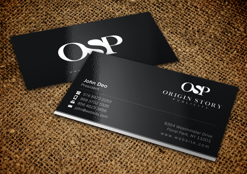 Business Card Design by Brand aid for Origin Story Publicity, LLC | Design #12600327