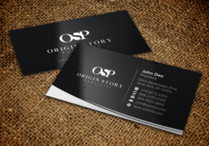 Business Card Design by Brand aid for Origin Story Publicity, LLC | Design: #12600328