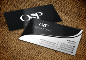 Business Card Design by Brand aid for Origin Story Publicity, LLC | Design: #12600331