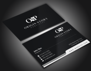 Business Card Design by Brand aid for Origin Story Publicity, LLC | Design: #12600350