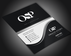 Diseño de Tarjeta de Presentación por Brand aid para Origin Story Publicity, LLC | Diseño: #12600367