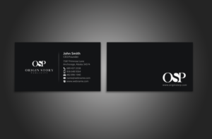 Diseño de Tarjeta de Presentación por chandrayaan.creative para Origin Story Publicity, LLC | Diseño: #12589434