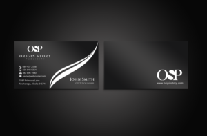 Diseño de Tarjeta de Presentación por chandrayaan.creative para Origin Story Publicity, LLC | Diseño: #12589438