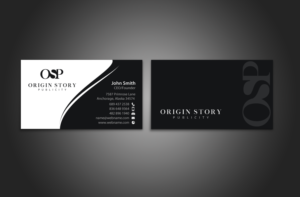 Diseño de Tarjeta de Presentación por chandrayaan.creative para Origin Story Publicity, LLC | Diseño: #12589439