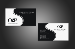 Diseño de Tarjeta de Presentación por chandrayaan.creative para Origin Story Publicity, LLC | Diseño: #12589442