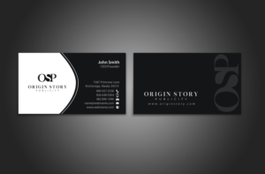 Diseño de Tarjeta de Presentación por chandrayaan.creative para Origin Story Publicity, LLC | Diseño: #12589443