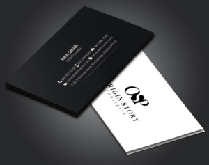 Diseño de Tarjeta de Presentación por chandrayaan.creative para Origin Story Publicity, LLC | Diseño: #12589449