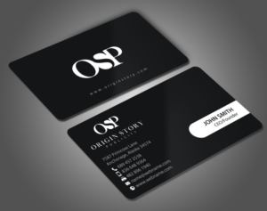 Diseño de Tarjeta de Presentación por chandrayaan.creative para Origin Story Publicity, LLC | Diseño: #12599892