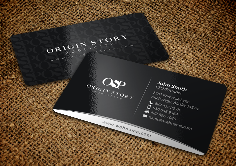 Business Card Design by chandrayaan.creative for Origin Story Publicity, LLC | Design #12599898