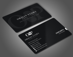 Diseño de Tarjeta de Presentación por chandrayaan.creative para Origin Story Publicity, LLC | Diseño: #12599899