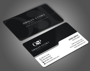 Diseño de Tarjeta de Presentación por chandrayaan.creative para Origin Story Publicity, LLC | Diseño: #12599901