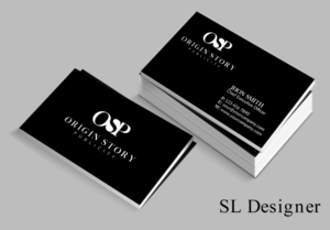 Diseño de Tarjeta de Presentación por SL Designer para Origin Story Publicity, LLC | Diseño: #12584280