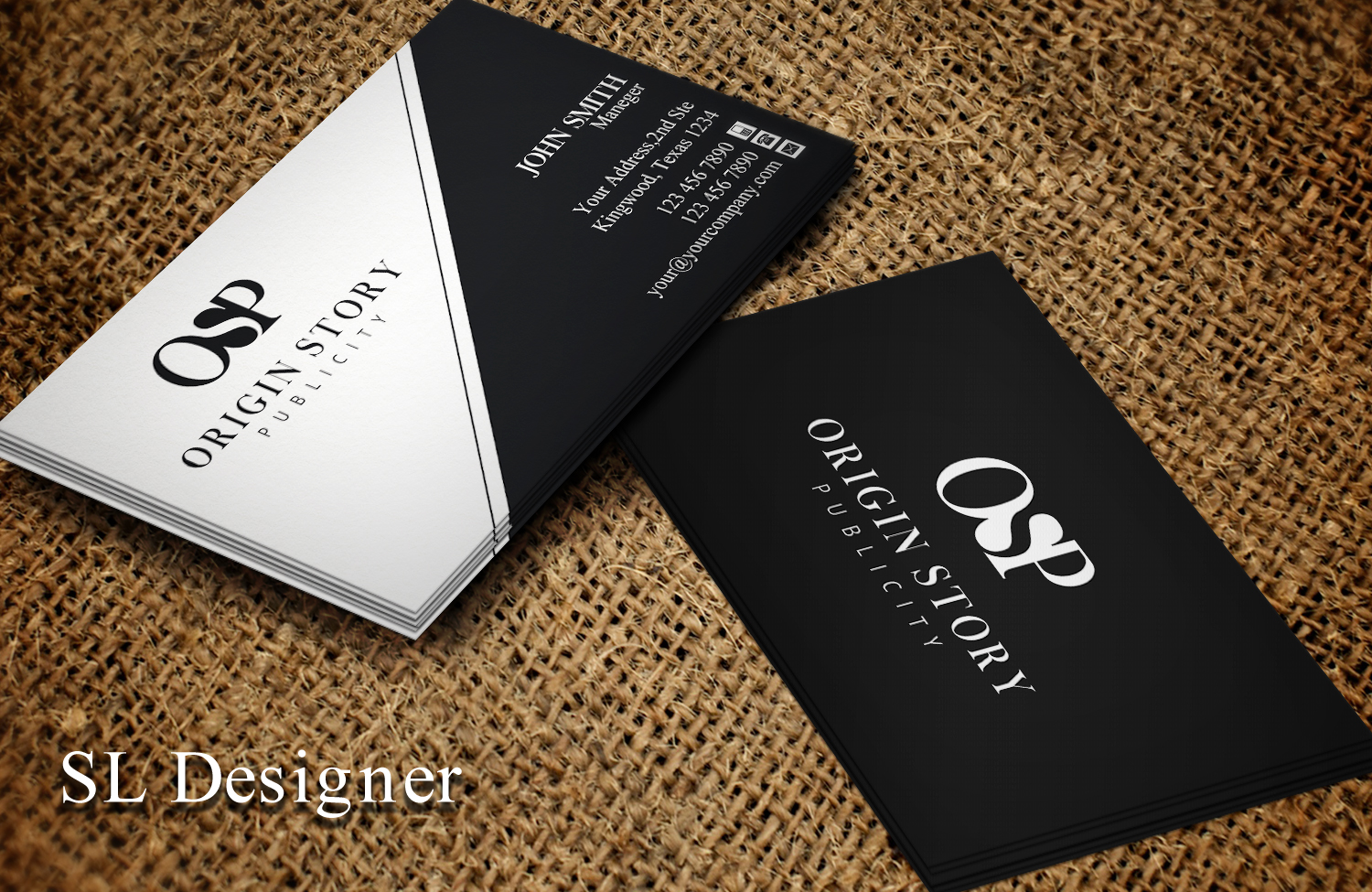 Business Card Design by SL Designer for Origin Story Publicity, LLC | Design #12584282