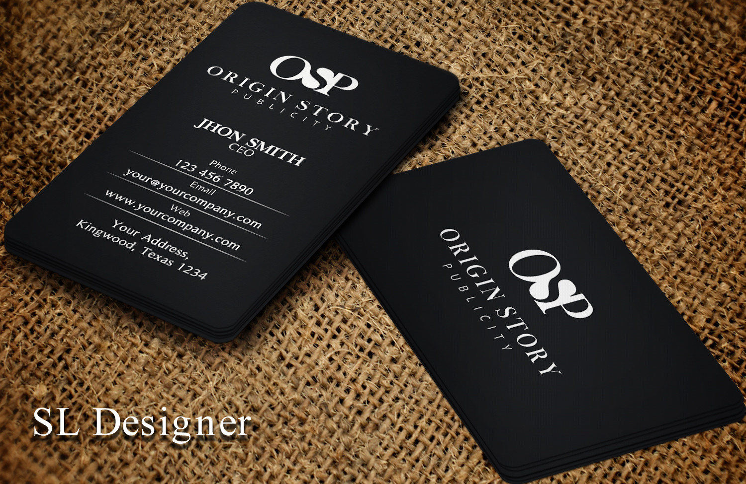 Business Card Design by SL Designer for Origin Story Publicity, LLC | Design #12584284