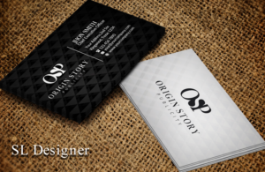 Diseño de Tarjeta de Presentación por SL Designer para Origin Story Publicity, LLC | Diseño: #12584289
