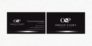Diseño de Tarjeta de Presentación por Rolands para Origin Story Publicity, LLC | Diseño: #12684672