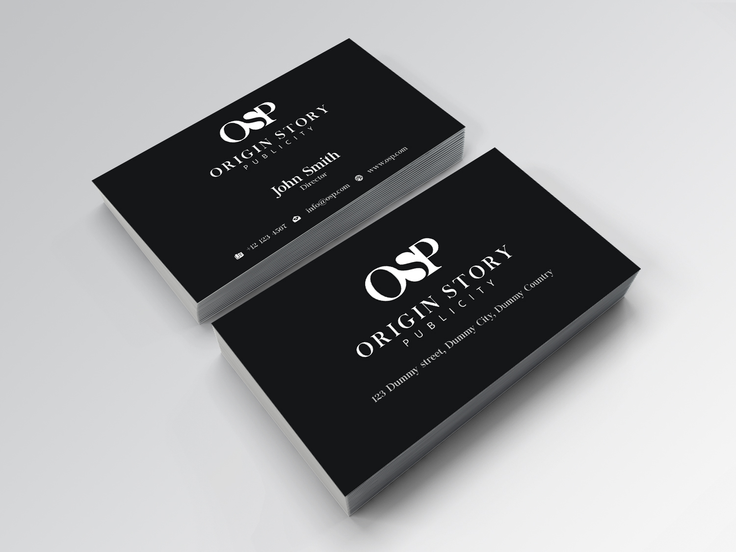 Design de Carte de Visite par tanmoy.pramanik pour Origin Story Publicity, LLC | Design #12590829