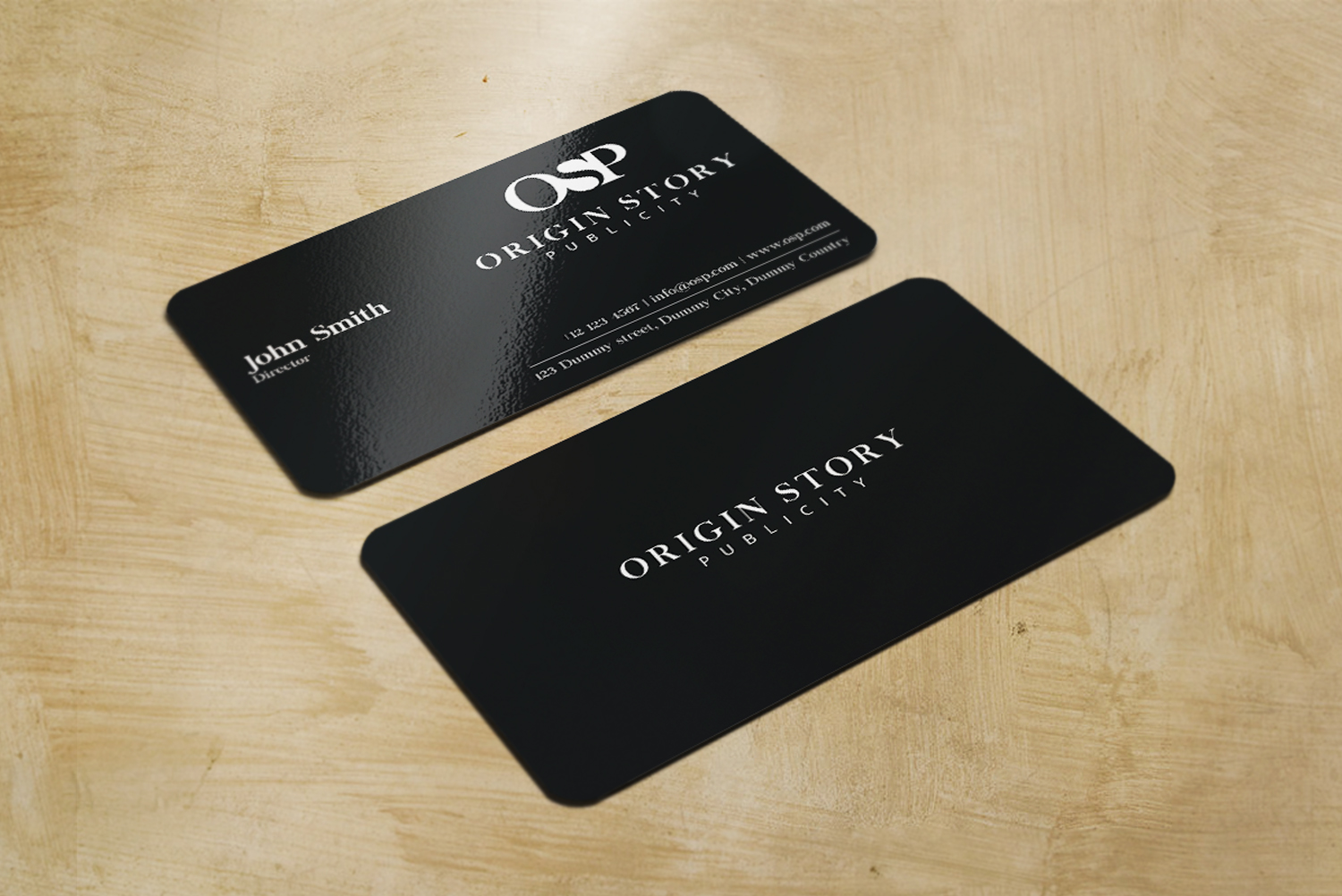 Business Card Design by tanmoy.pramanik for Origin Story Publicity, LLC | Design #12590831