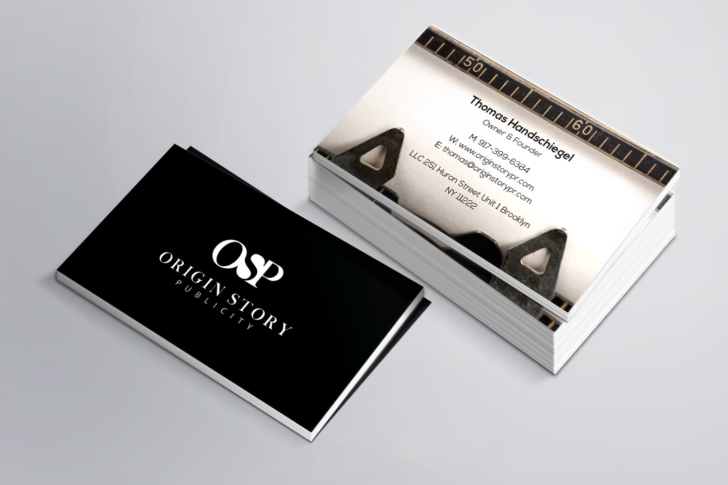Visitenkarten-Design von payel.desing388 für Origin Story Publicity, LLC | Design #12604031