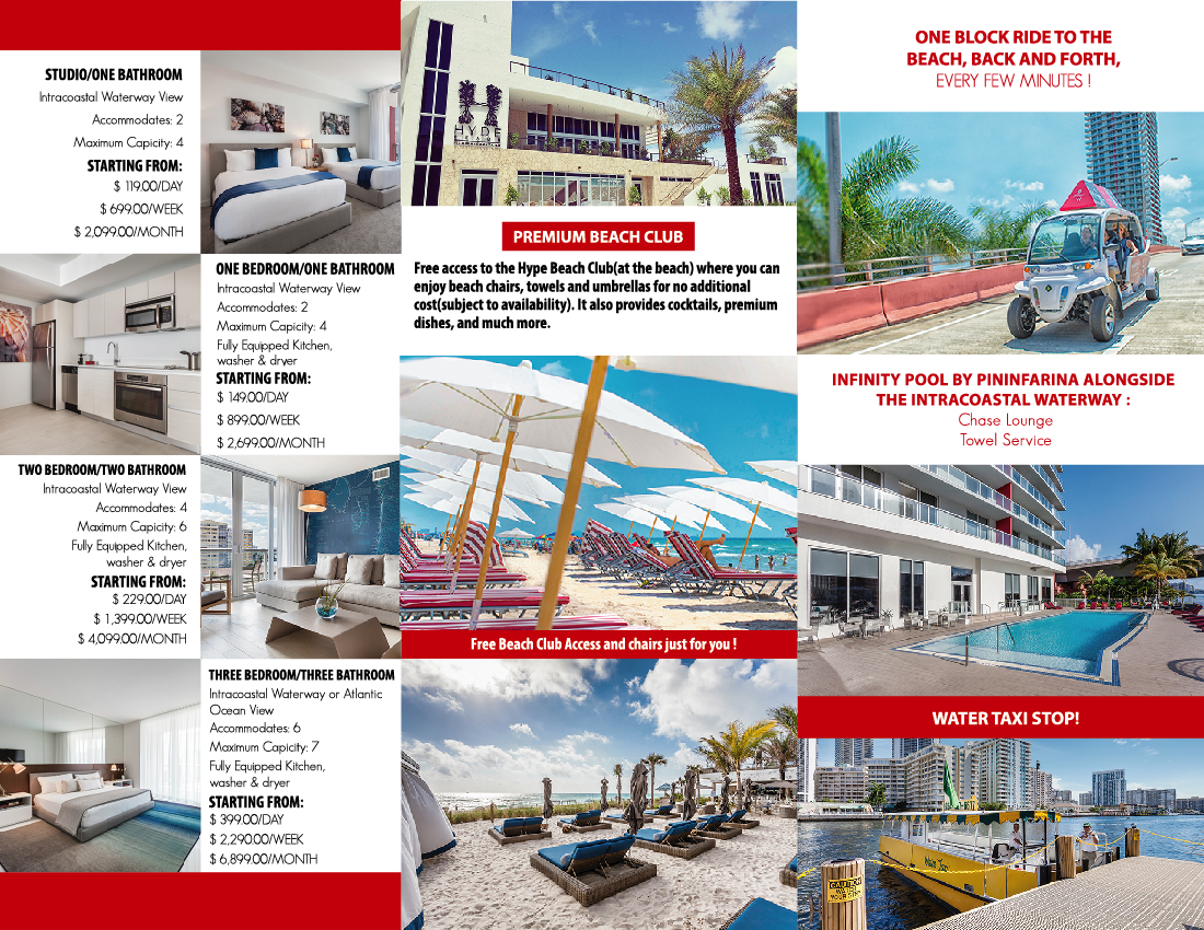 Design de Flyer par AntonioTruong pour BW MIAMI VACATION RENTALS LLC | Design #12620070