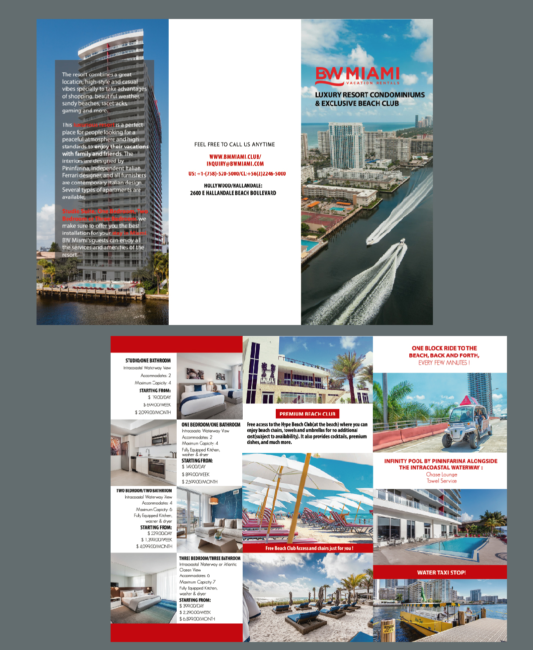 elegant spielerisch hotel flyer design für bw miami vacation the flyer rentals