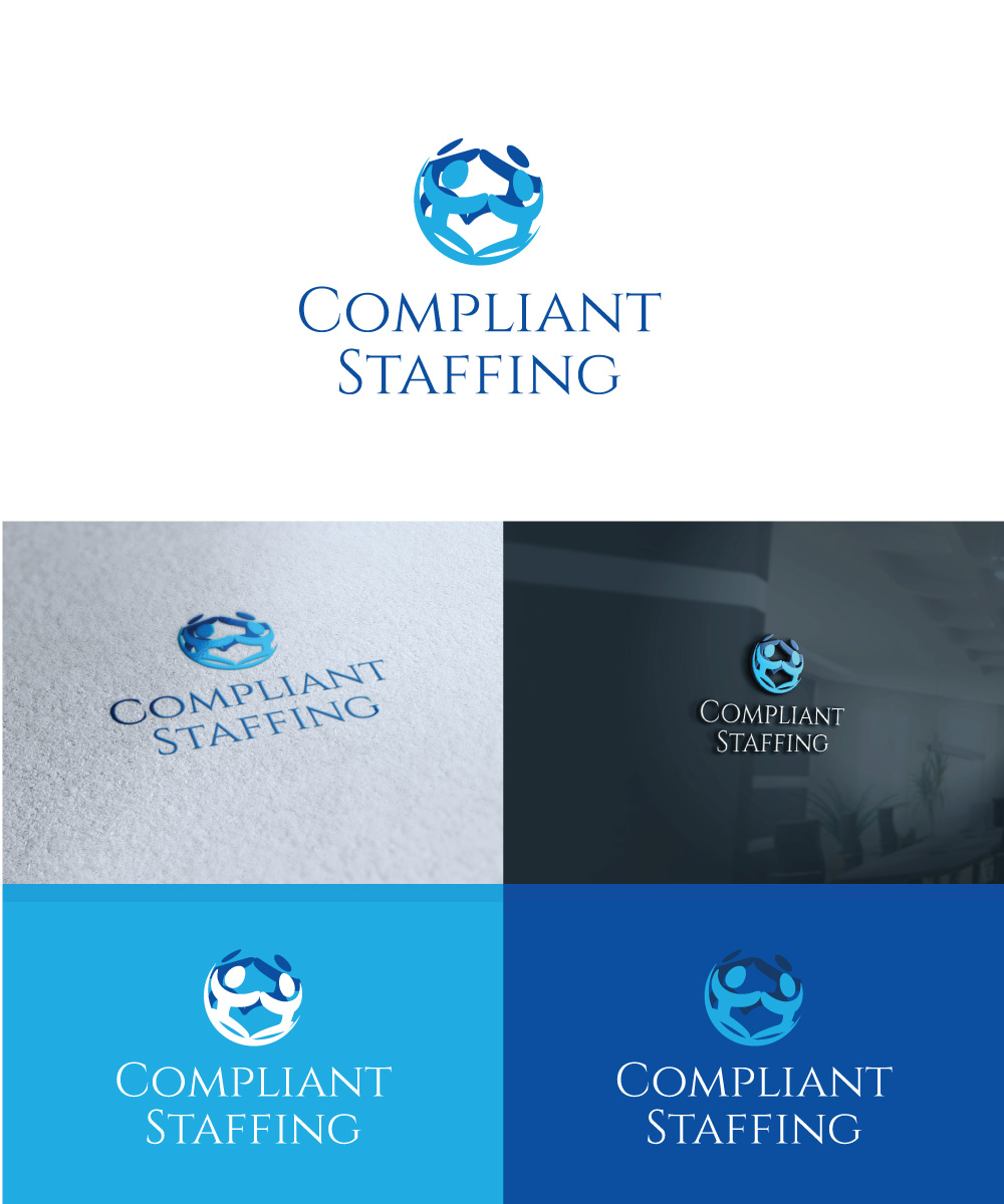 Logo Design by Sergio Coelho for CompliantStaffing | Design #12715215