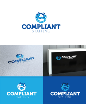 Diseño de Logo por Sergio Coelho para CompliantStaffing | Diseño: #12715287