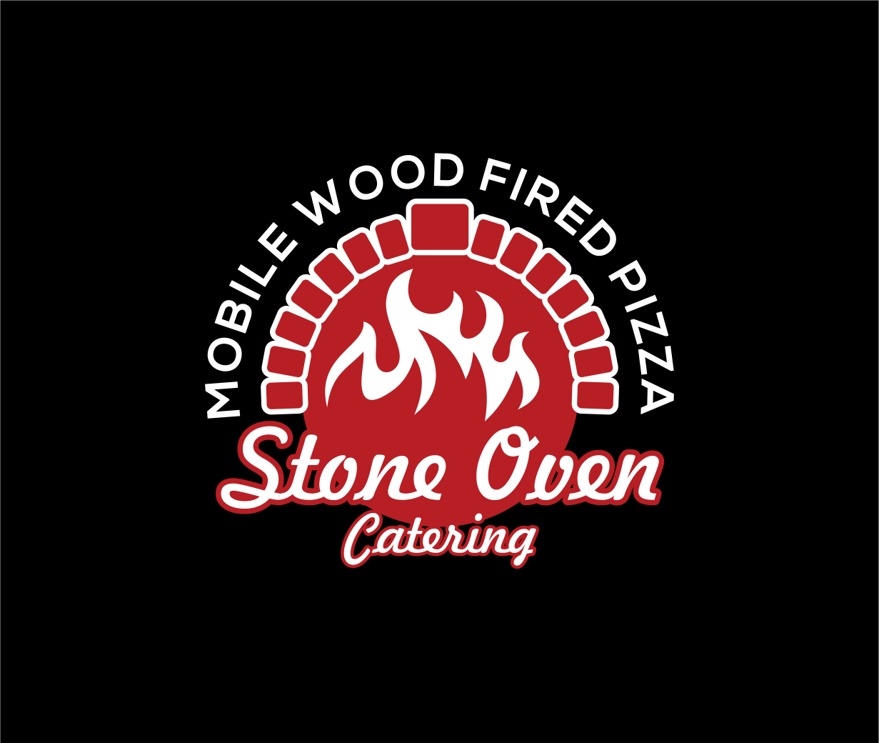 Playful, Upmarket, Catering Logo Design for Stone Oven Catering, Mobile Wood Fired Pizza by