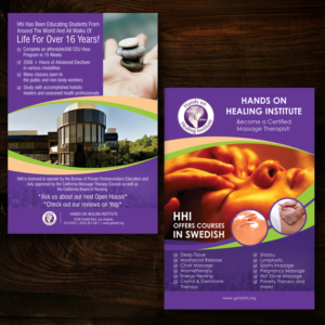 Flyer Design by uk for Hands on Healing Institute | Design: #12644892