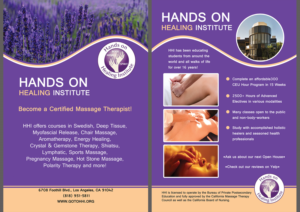 Diseño de Flyer por Cris para Hands on Healing Institute | Diseño #12657395