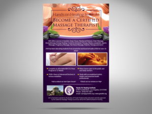 Flyer Design by Priyo Subarkah for Hands on Healing Institute | Design: #12637665