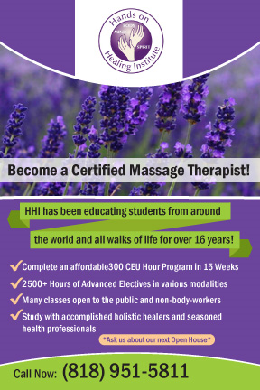 Flyer Design by Parul for Hands on Healing Institute | Design: #12667078