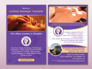 Flyer Design by leuchi for Hands on Healing Institute | Design: #12651944