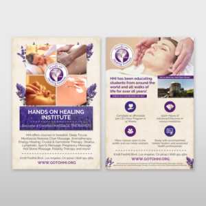 Flyer Design by Kishaloy_D for Hands on Healing Institute | Design: #12637284