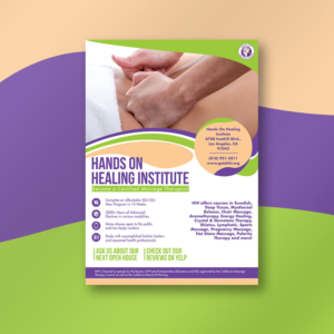 Flyer Design by hasaka91 for Hands on Healing Institute | Design: #12652864