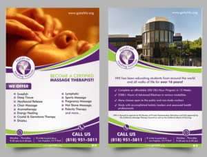 Flyer Design by ecorokerz for Hands on Healing Institute | Design: #12672999