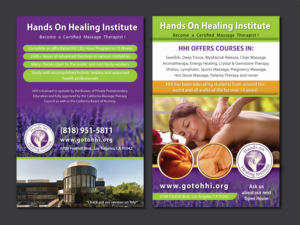Flyer Design by Shiya@India for Hands on Healing Institute | Design: #12643354